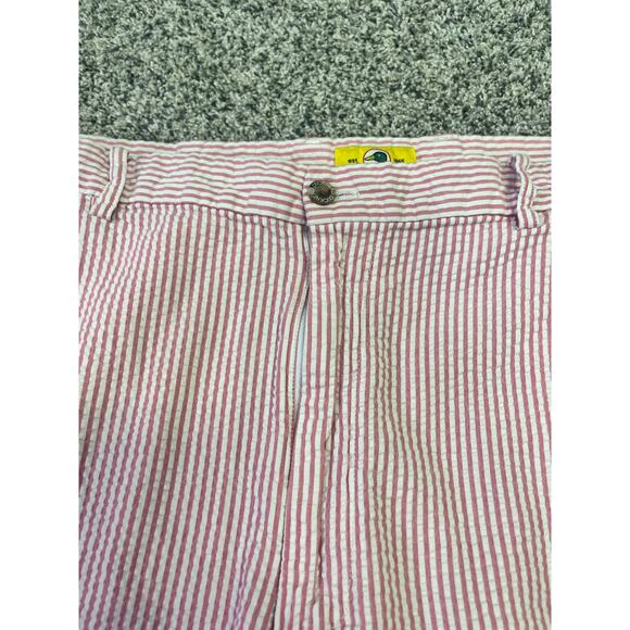 Duck Head Men’s‎ 42 Seersucker Shorts Red White Cotton Preppy Frat Classic - Picture 3 of 15
